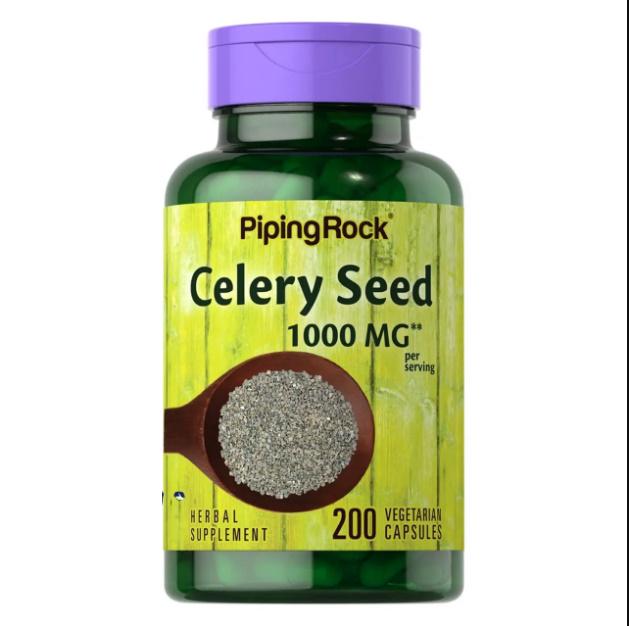 Антиоксидант Piping Rock Celery Seed 1000 mg 200 Veg Caps