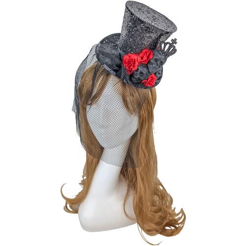 Шляпка Seta Decor Дита Halloween (18-1010BLK-RD)