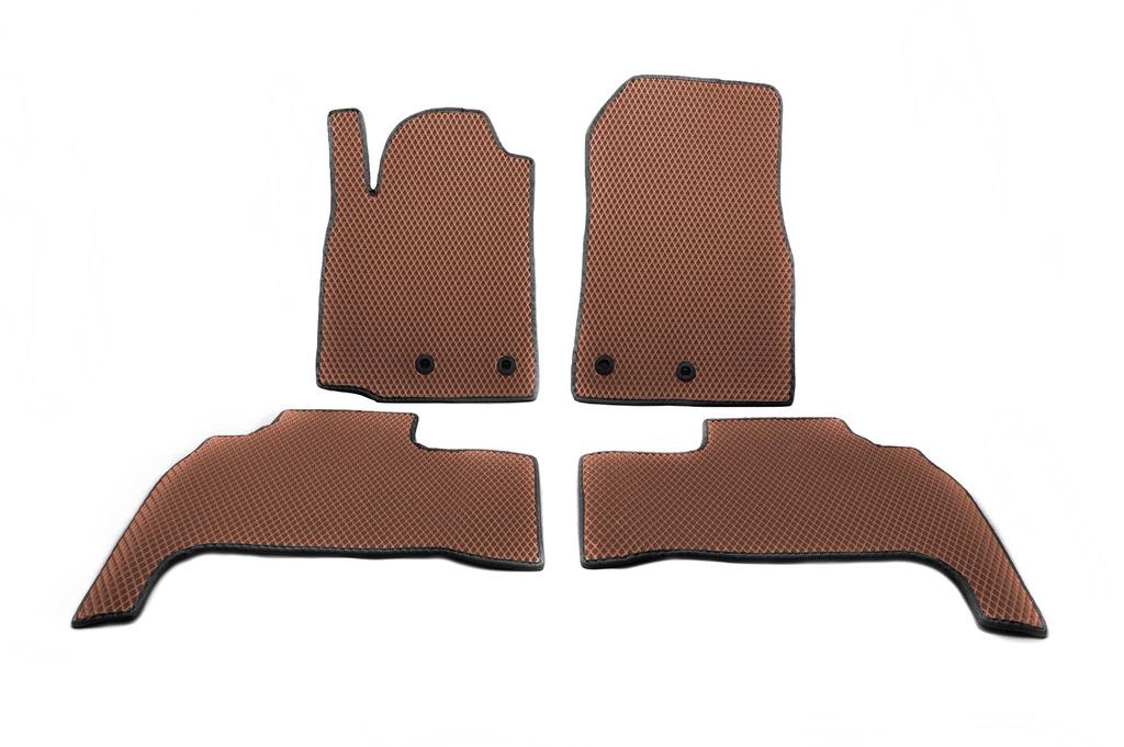 Коврики Digital Designs для Toyota Land Cruiser 200 этилвинилацетат Коричневый