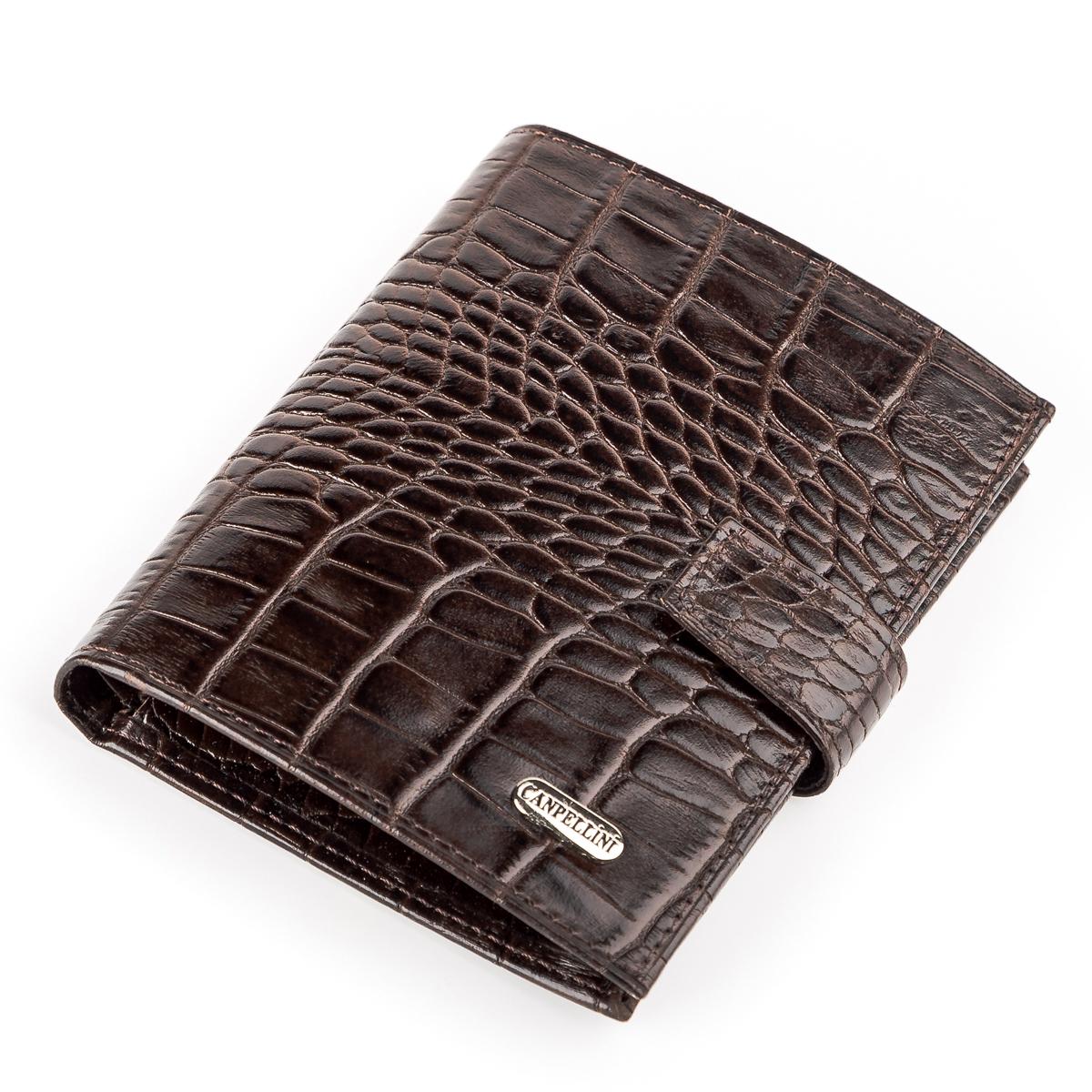 Кошелек мужской Canpellini 17040 кожаный Коричневый