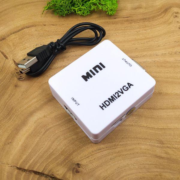 Видеоконвертер HDMI на VGA со звуком (24014323)