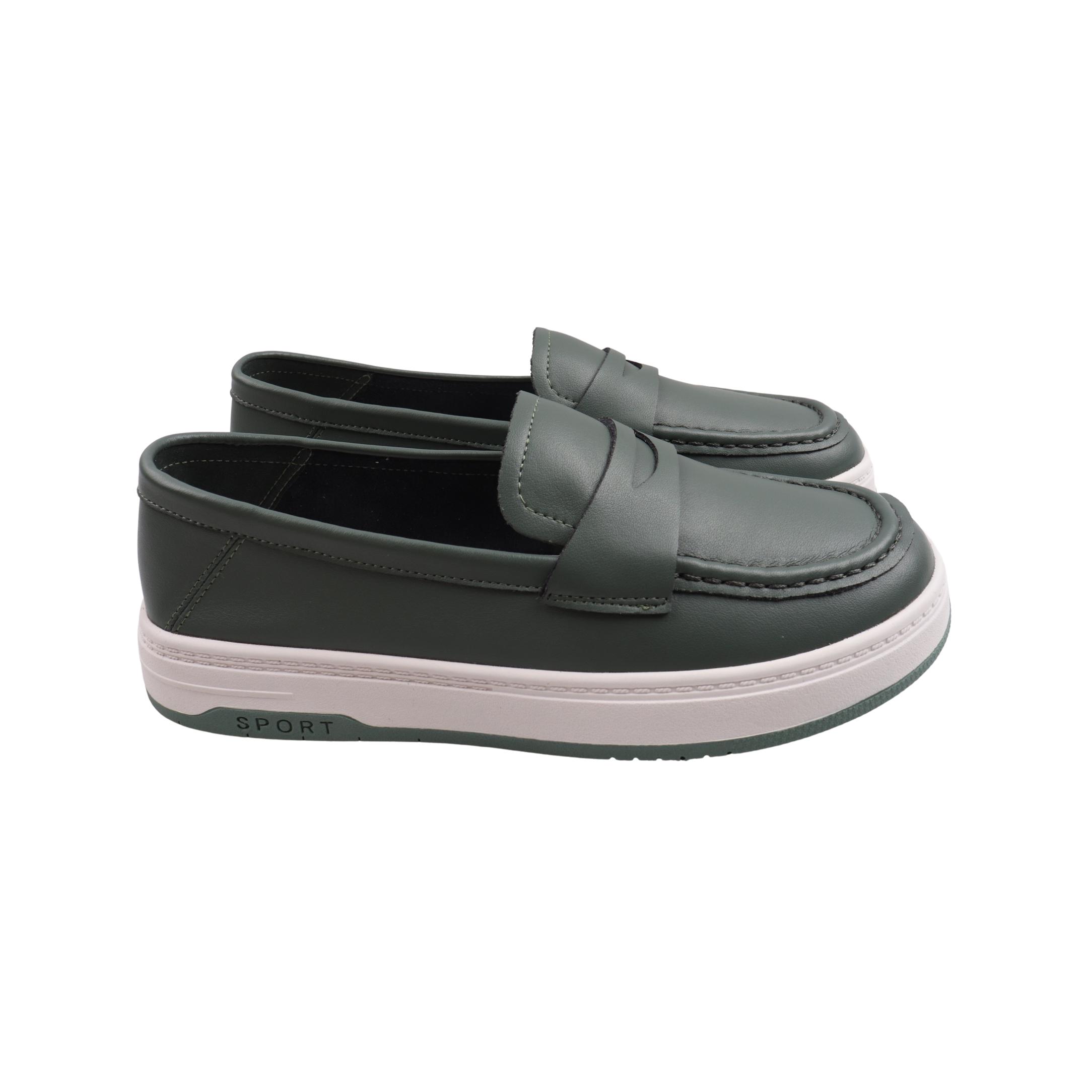 Туфли женские Gifanni из кожи р. 40 Зеленый (153-23DTC)