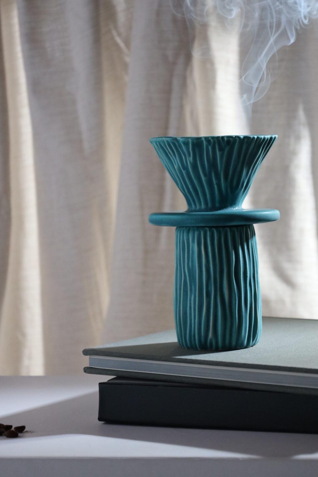 Набор кофейный Лагуна пуровер/воронка V60/чашка ручной работы (POV-005) - фото 16