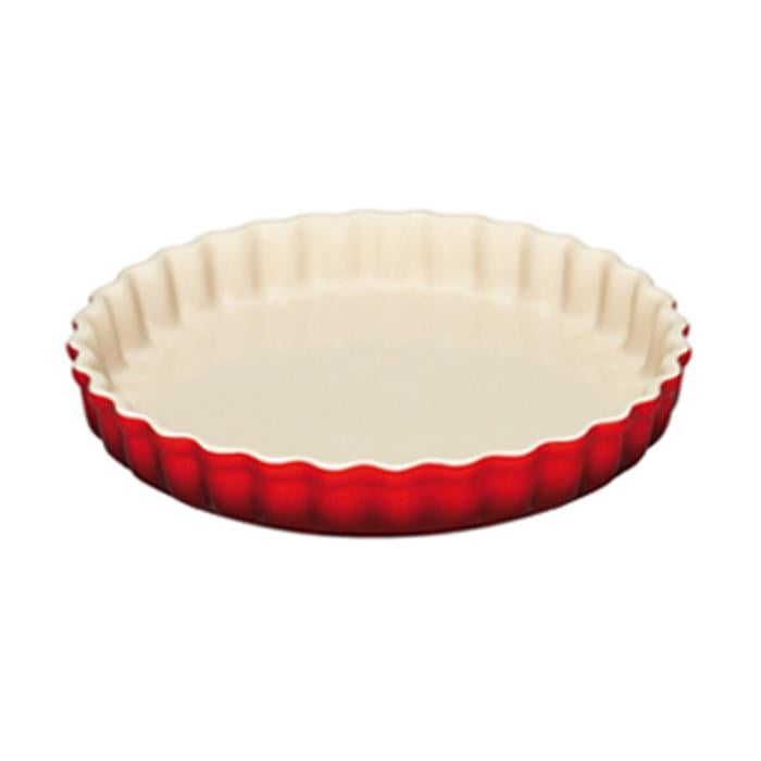 Блюдо для запекания Le Creuset круглое/волнистое 32 см Бордовый