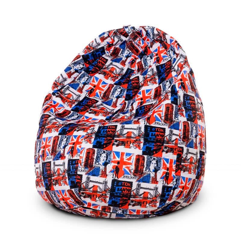 Кресло-мешок SanchoBAG Груша S 90x60 см Принт 603 (kmg1003-1-S-18)