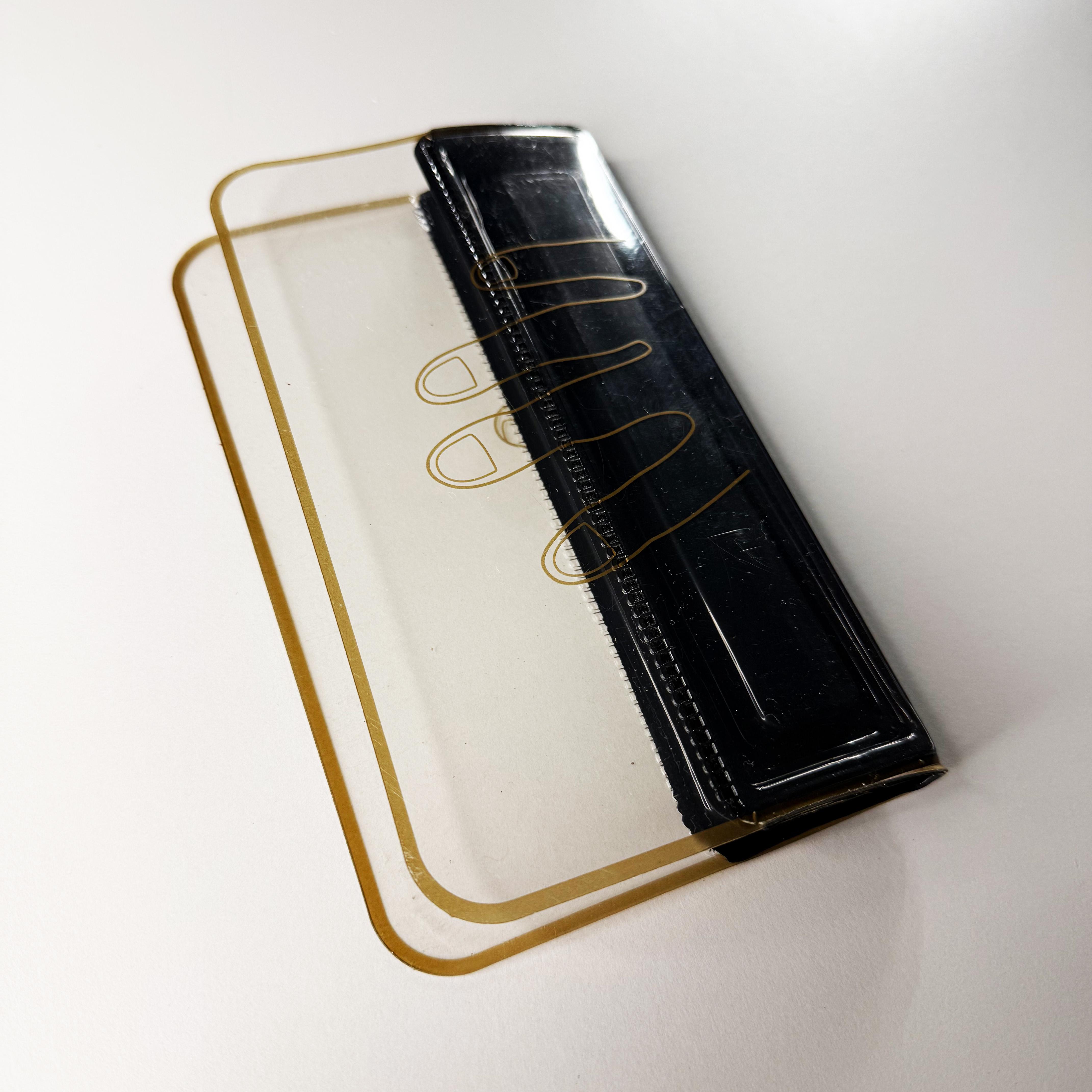 Шпатель для структуры Жабка с двойной лопаткой 17х10 см (DFT1710) Шпатель для структуры Жабка с двойной лопаткой 17х10 см (DFT1710)