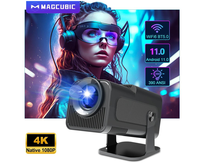 Проектор Magcubic HY320 Pro 390ANSI Android 11 TV Full HD 1080p - фото 8