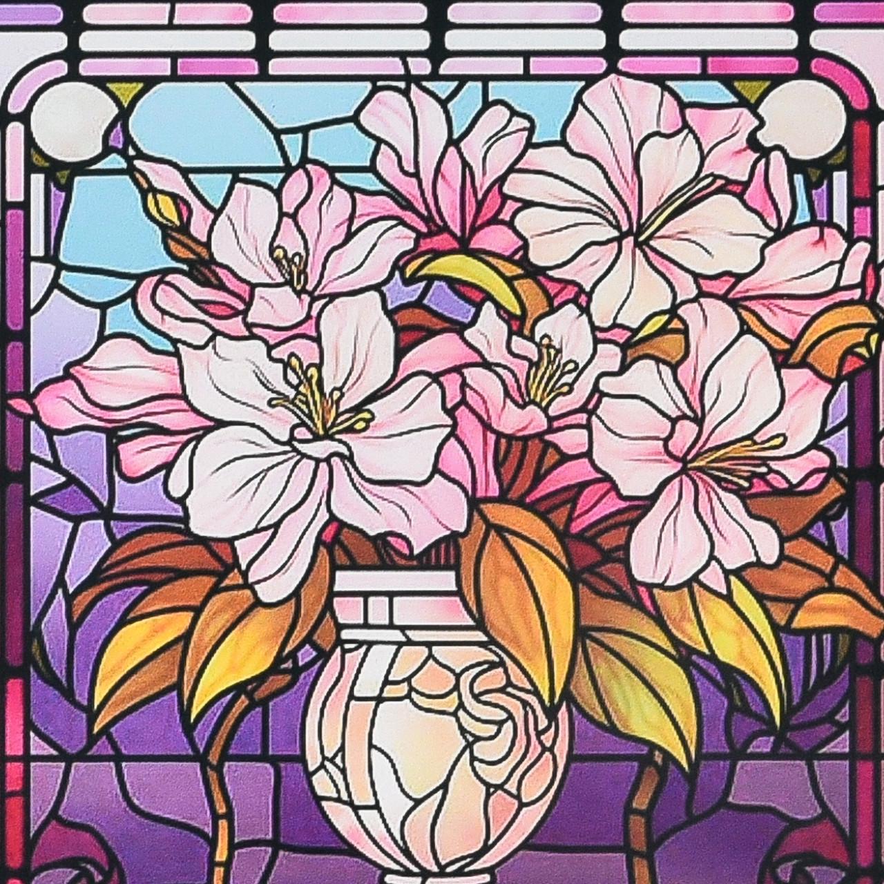 Алмазная мозаика Strateg Вазон счастья не полная выкладка 30х30 см (DEEX16301)