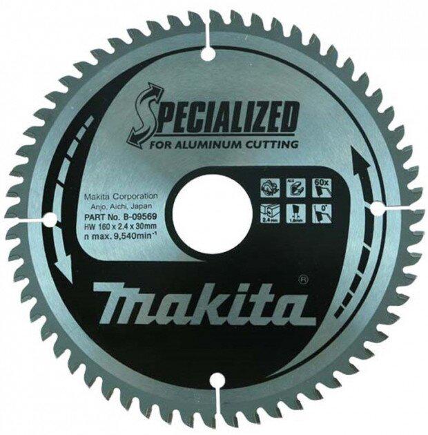 Диск пильный для алюминия Makita 160х30 мм 60T