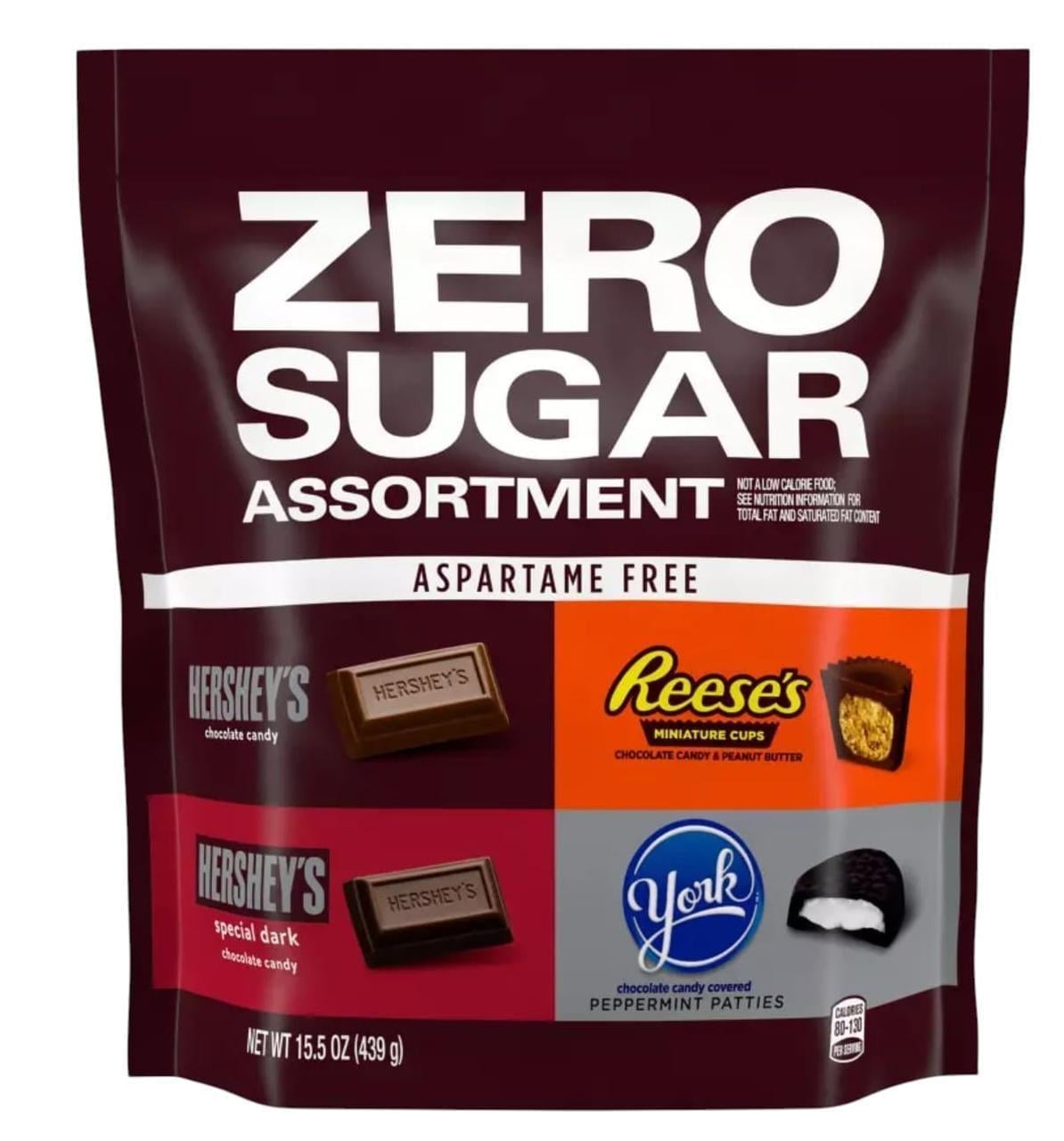 Цукерки Hershey's Reese's York Zero Sugar Assorted Flavored Candy 439 г