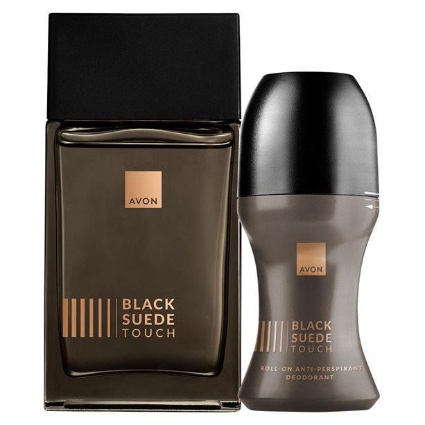 Набір чоловічий парфумований Avon Black Suede Touch 2в1 туалетна вода та дезодорант-антиперспірант 100/50 мл (AV9800007)