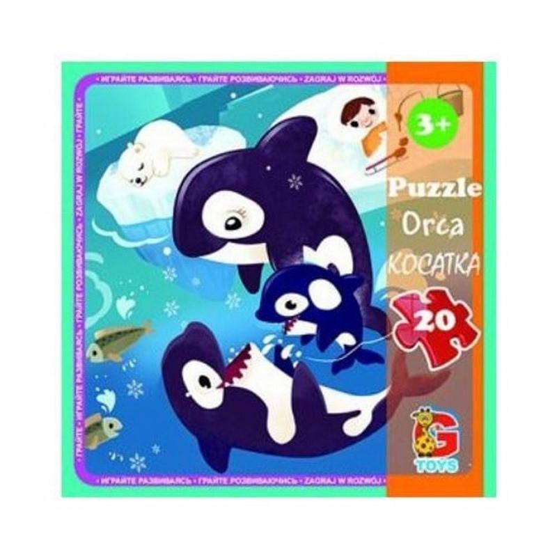Пазлы детские картонные G-Toys В океане 20 эл. (IP-177-P-792)