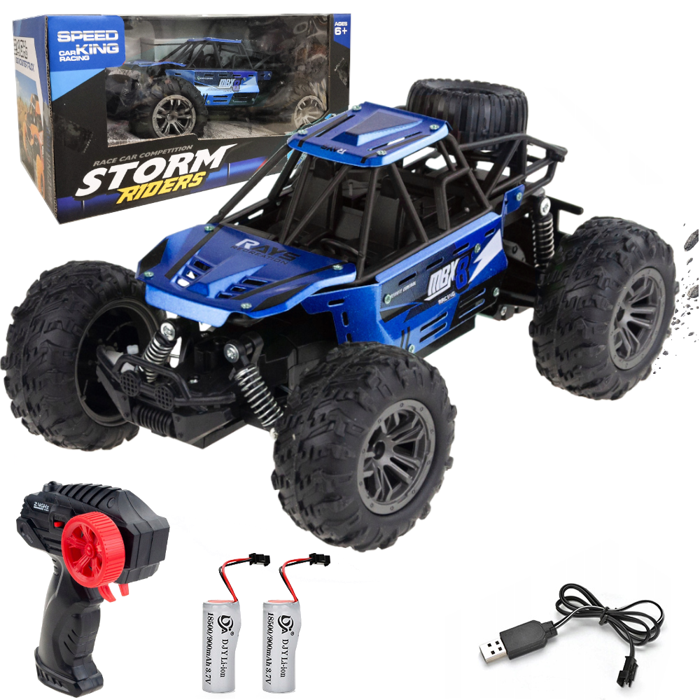 Джип на пульту управления Big Monster Truck 9040-2F Синий (2628499236)