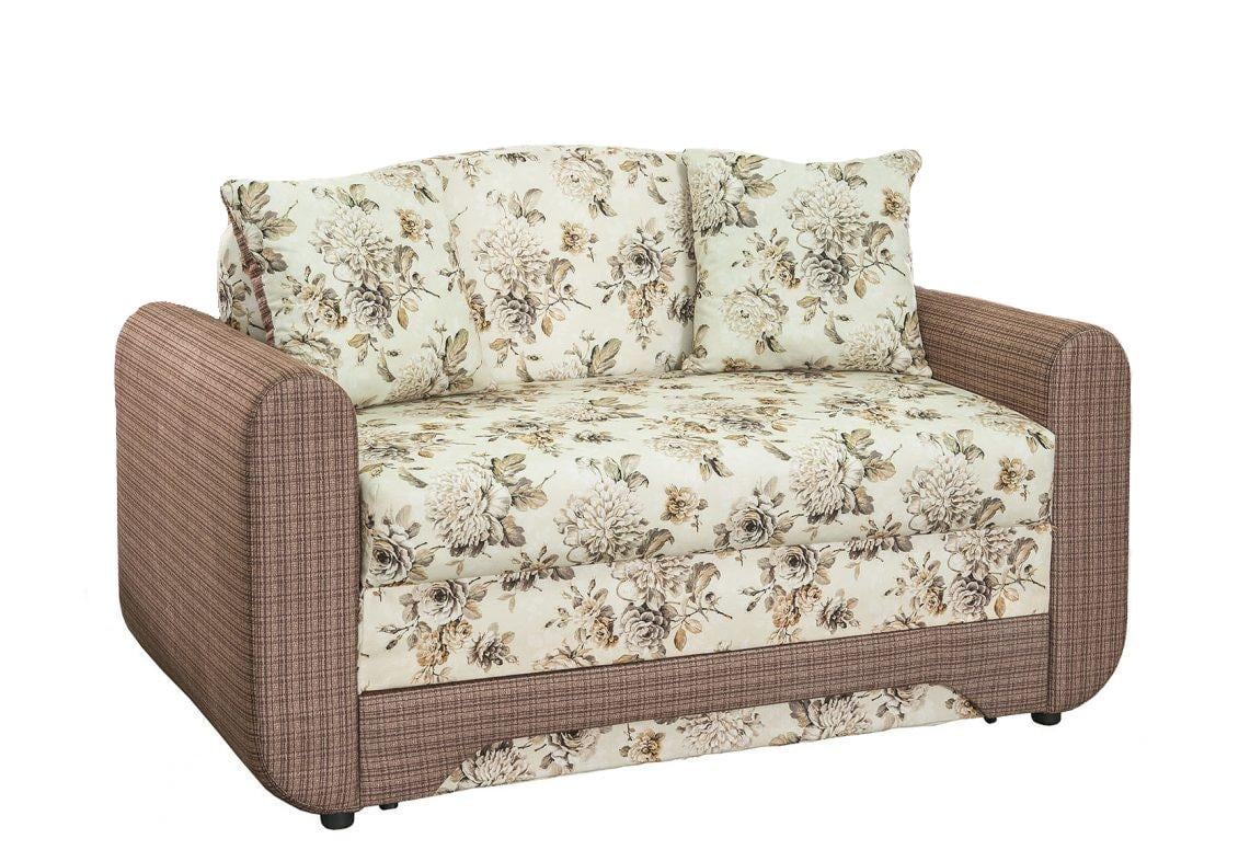 Раскладной диван еврокнижка Mebel Service Дюймовочка Юниор Луиза Коричневый