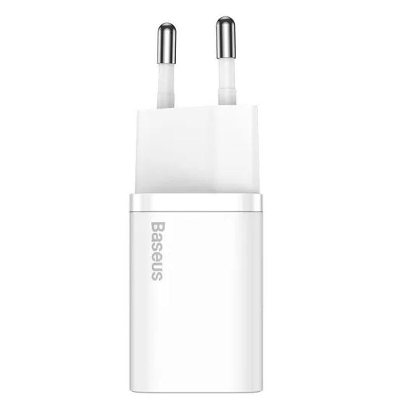 Зарядний пристрій мережевий BASEUS Super Si Quick Charger 1C 30W CCSUP-J Білий (00000049197_1)