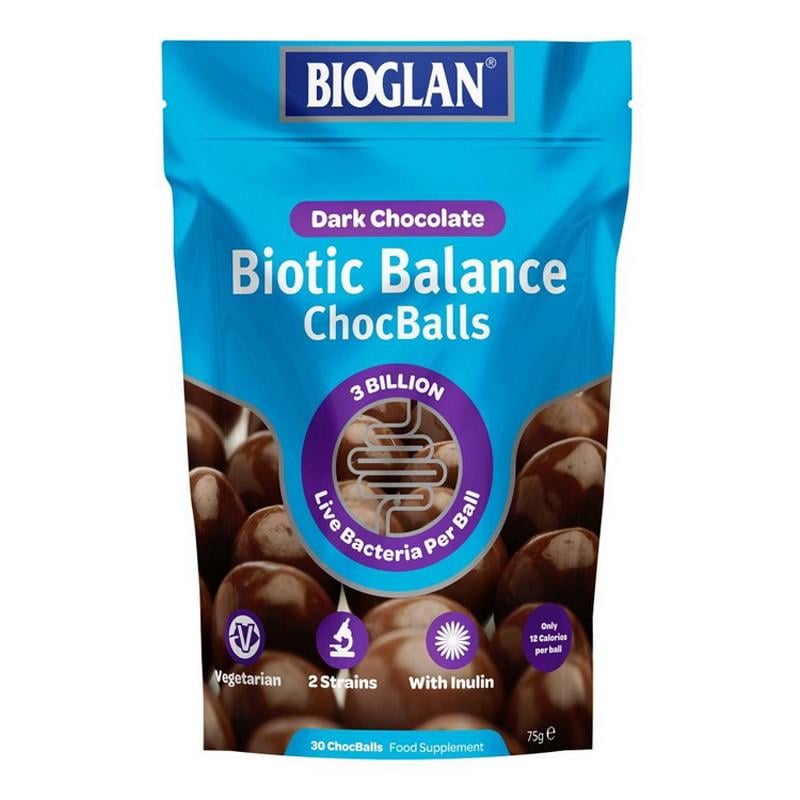 Пробіотики Bioglan Biotic Balance Chocballs 3 Billion 30 кульок (23084-01)