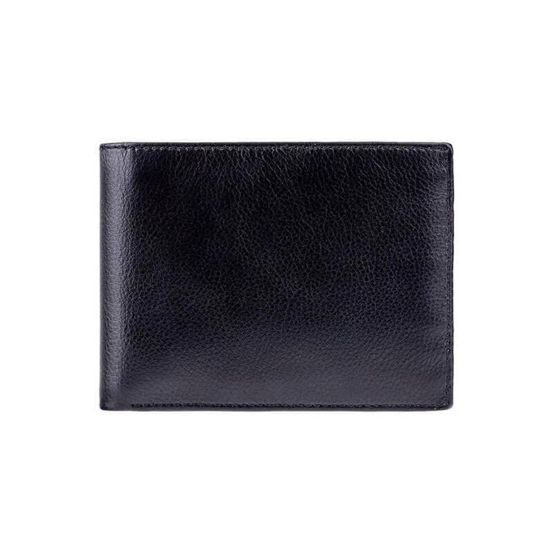 Портмоне мужское кожаное Visconti Sword c защитой RFID Black/Cobalt (VSL20 BLK/COB)