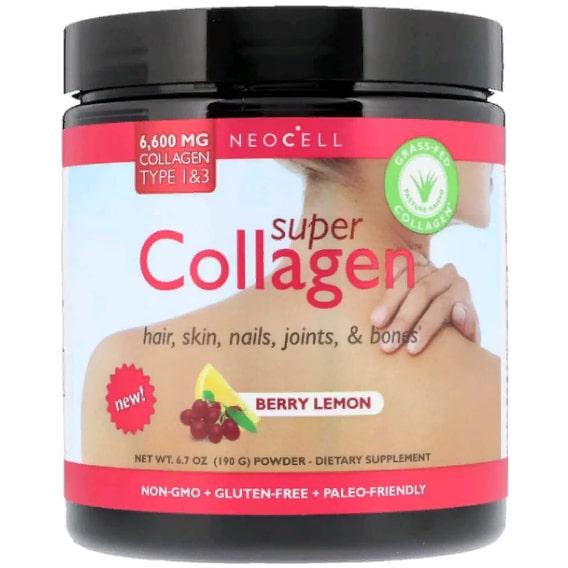 Коллаген Neocell Super Collagen 6,7 ун. 190 г 25 порций Berry Lemon M12990