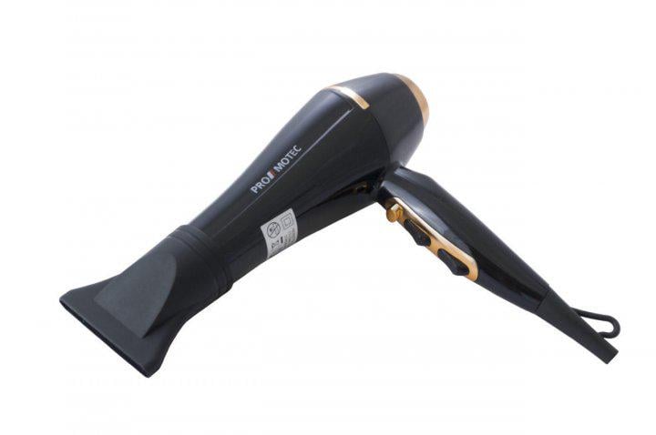Фен для волосся Promotec PM-2311 з насадкою 3000 Вт Чорний (11686971)