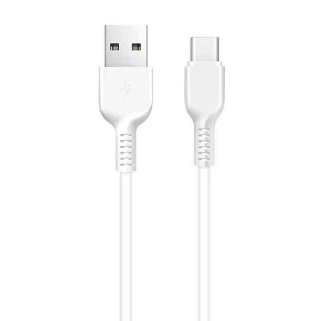 Кабель Hoco X20 USB-Type-C USB-Type-C cool data cable 2 м White (acbf3287) - фото 1