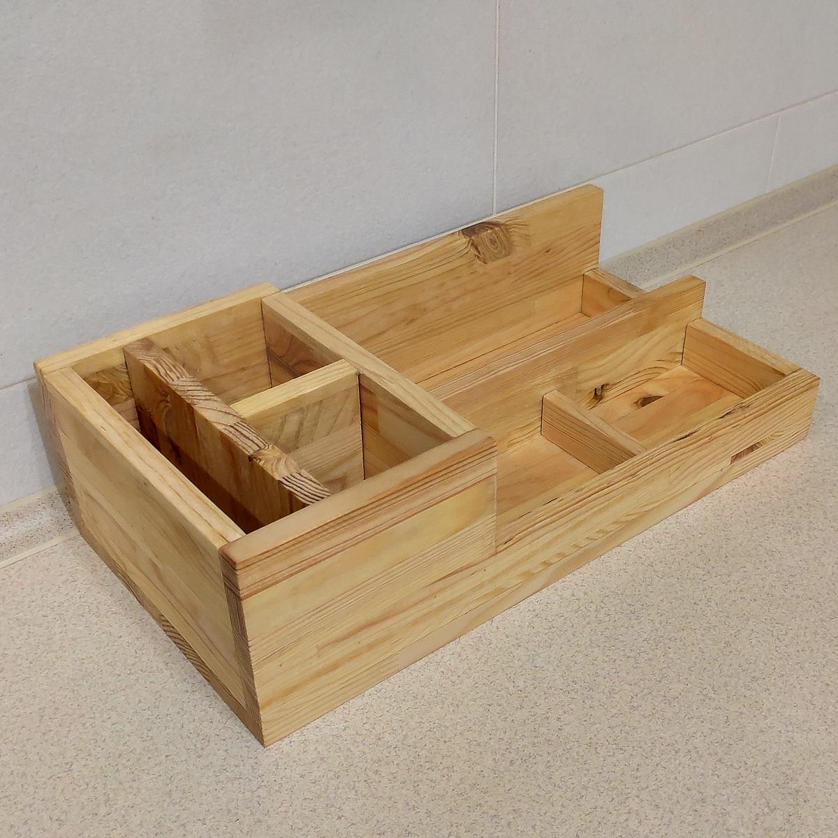 Органайзер для косметики деревянный (2087125162) - фото 4 Органайзер для косметики деревянный (2087125162) - фото 4