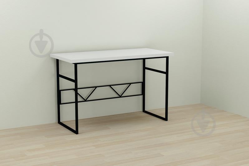 Компьютерный стол Ferrum-decor Раян 75x120x70 черный ДСП Белое 32мм Компьютерный стол Ferrum-decor Раян 75x120x70 черный ДСП Белое 32мм