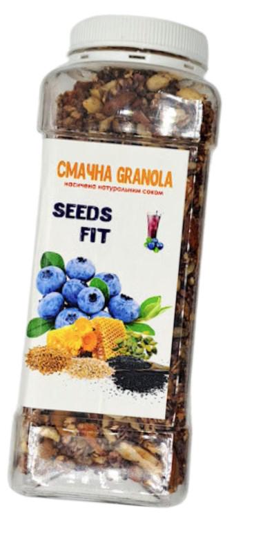 Гранола Seeds Fit Чорниця та чіа 500 г