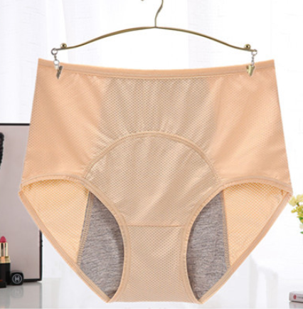 Труси сліпи для місячних та при нетриманні з максимально високою посадкою 3XL Бежевий