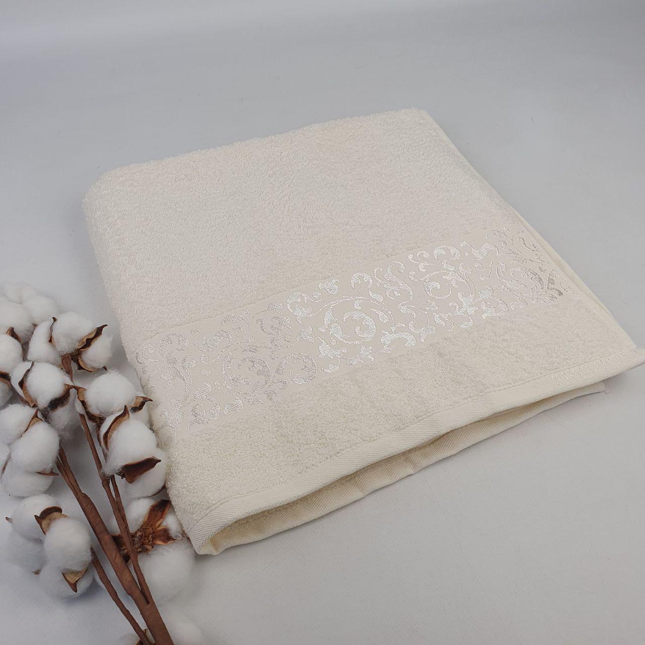 Полотенце Philippus Super Cotton Ruby A505 70x140 см Молочный (CN39043)