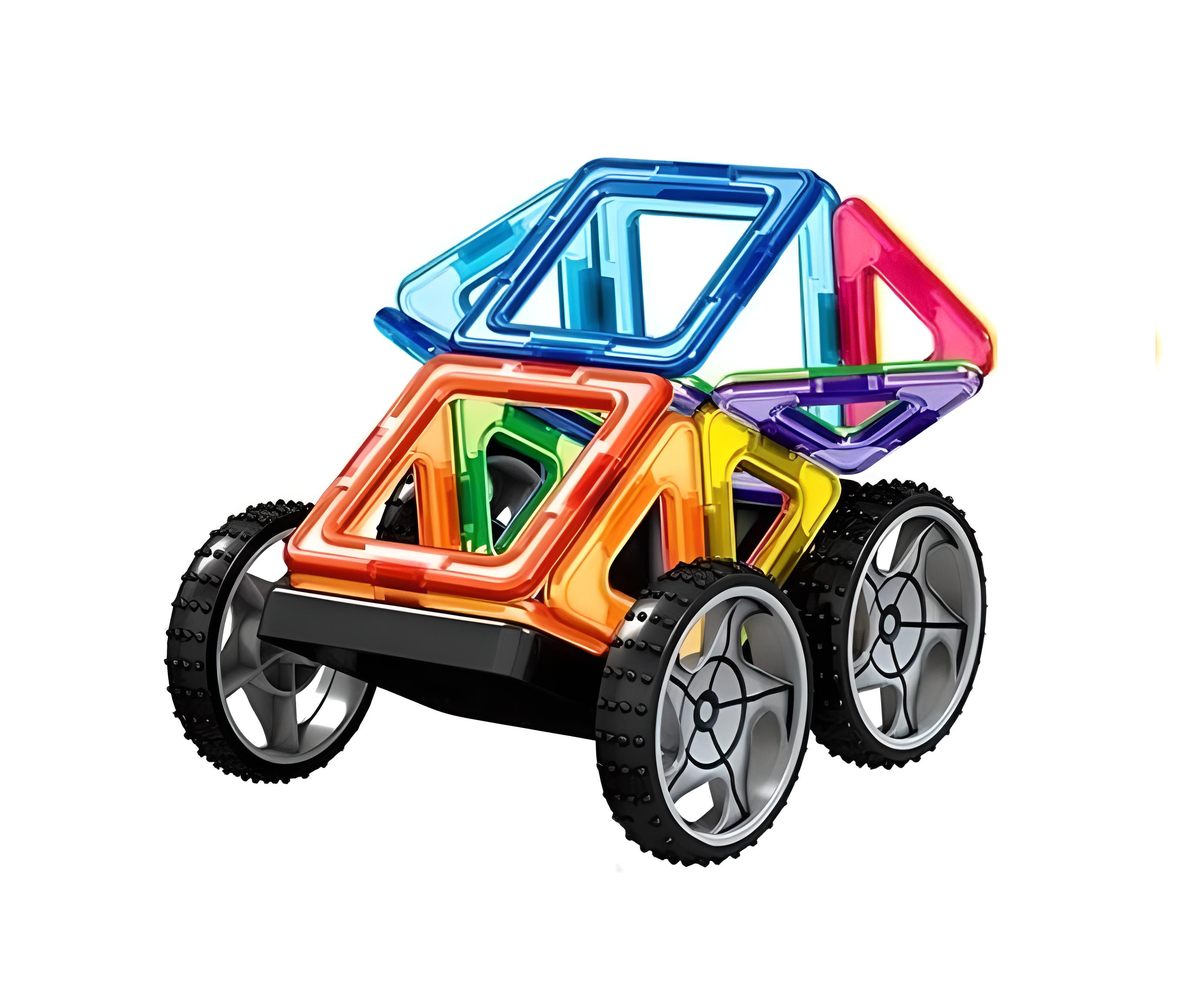 Магнітний конструктор MHZ LT3001 3D машинка пластиковий 32 деталі (011285)