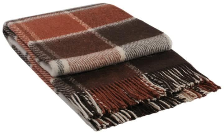 Плед шерстяной Vladi Эльф No5 Jack 170х210 см Коричневый (13076359)