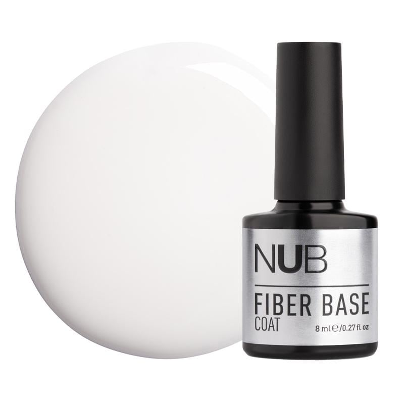 База для гель-лаку з волокнами NUB Fiber Base Coat 8 мл 01 Milk (90020798)