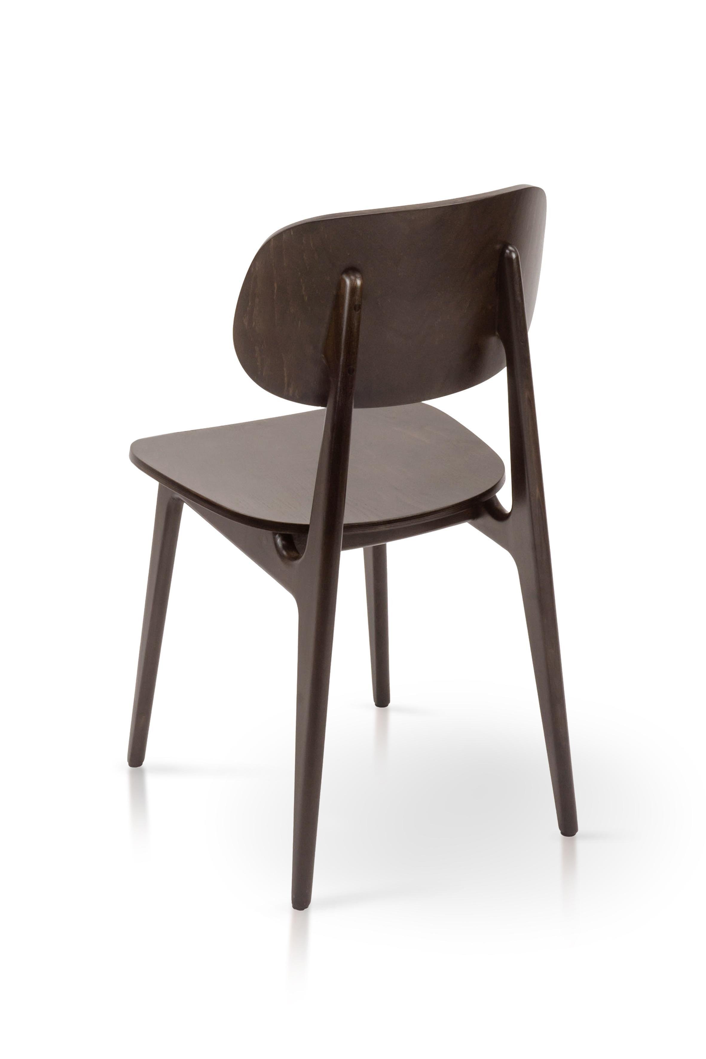 Стілець для кухні та вітальні Колібрі Лула 450х840х530 мм Темний горіх (GAА0055534) - фото 5 Стілець для кухні та вітальні Колібрі Лула 450х840х530 мм Темний горіх (GAА0055534) - фото 5