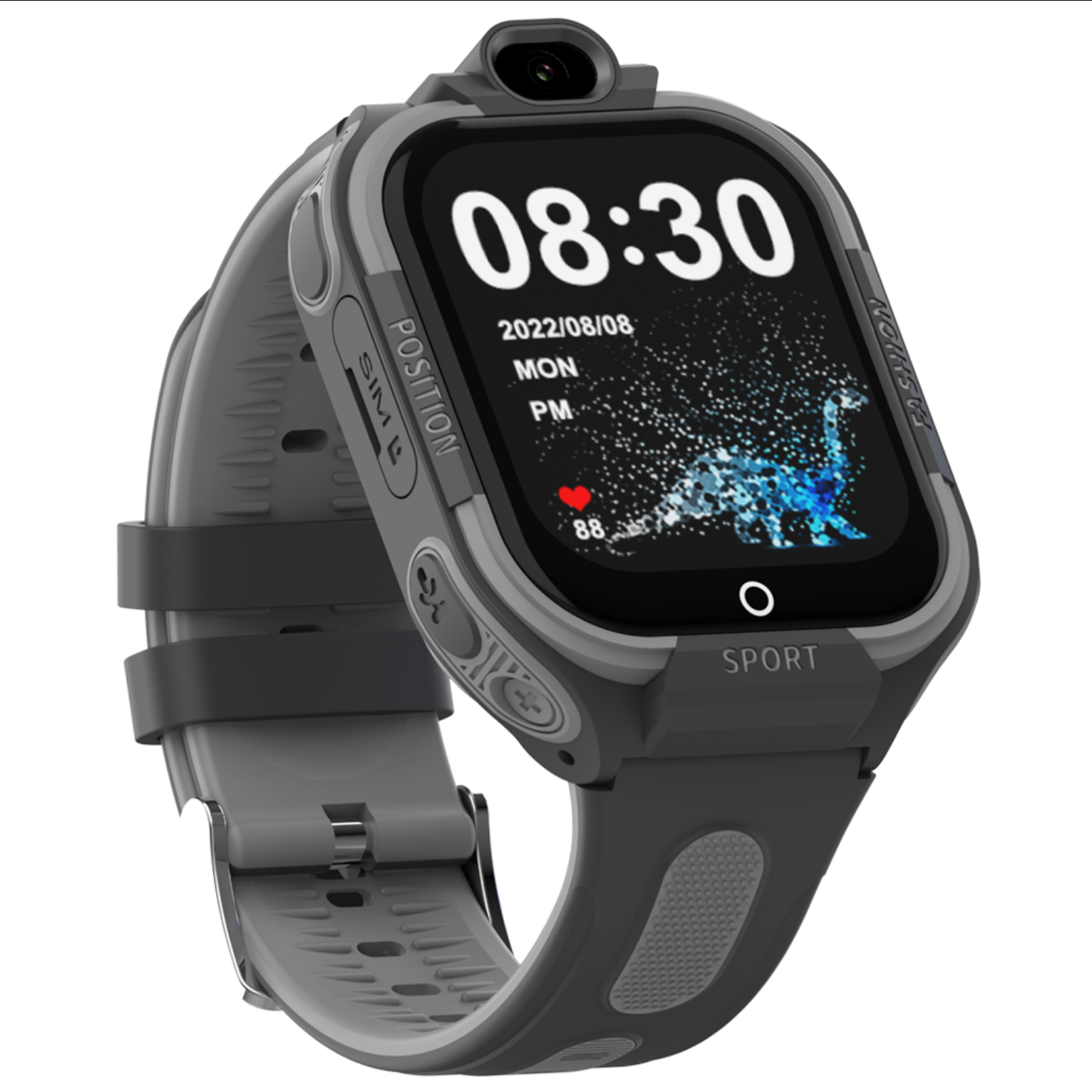 Смарт-годинник з GPS для дітей Wonlex KT35 Black
