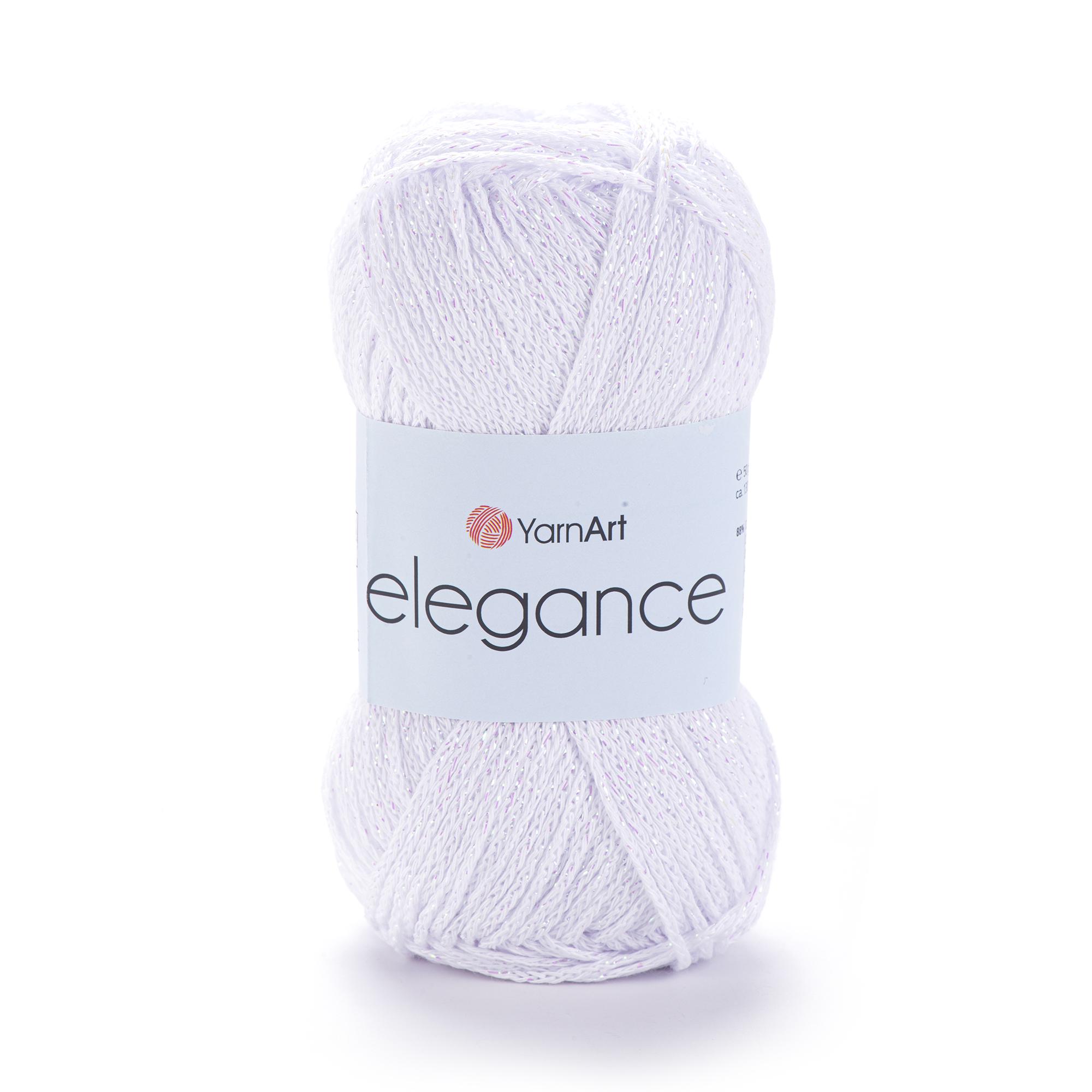 Пряжа YarnArt Elegance 117 Белый (7427)
