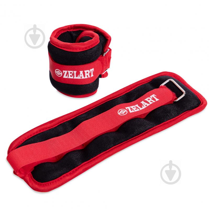 Утяжелители-манжеты для рук и ног Zelart FI-2502-1 (2 x 0,5кг) Красный