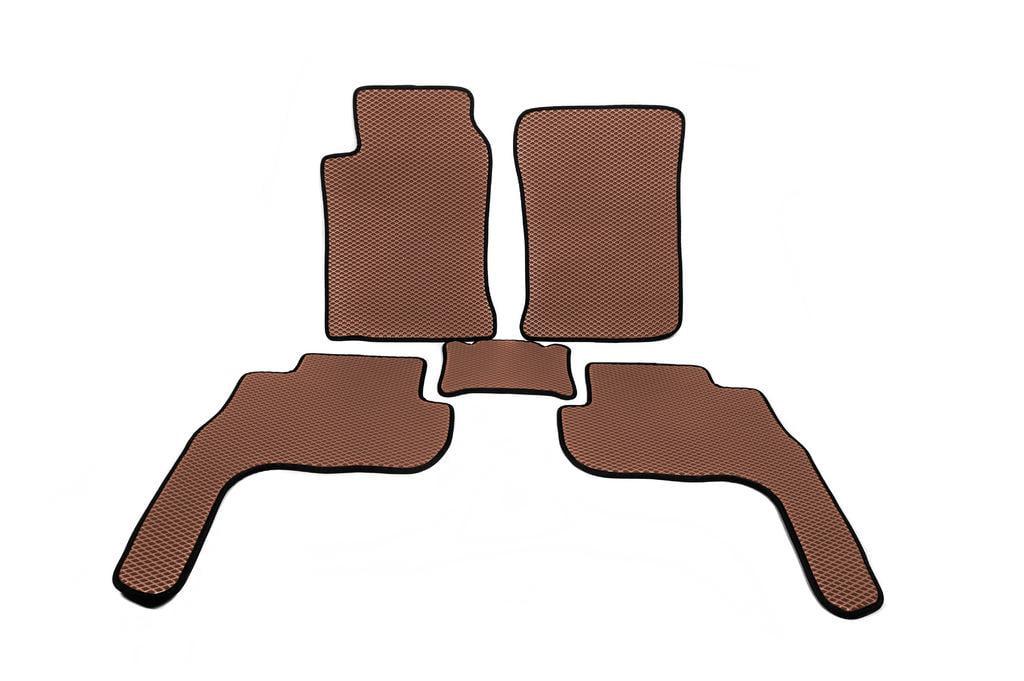 Коврики EVA Digital Designs для Toyota Land Cruiser 90 Prado этилвинилацетат Коричневый