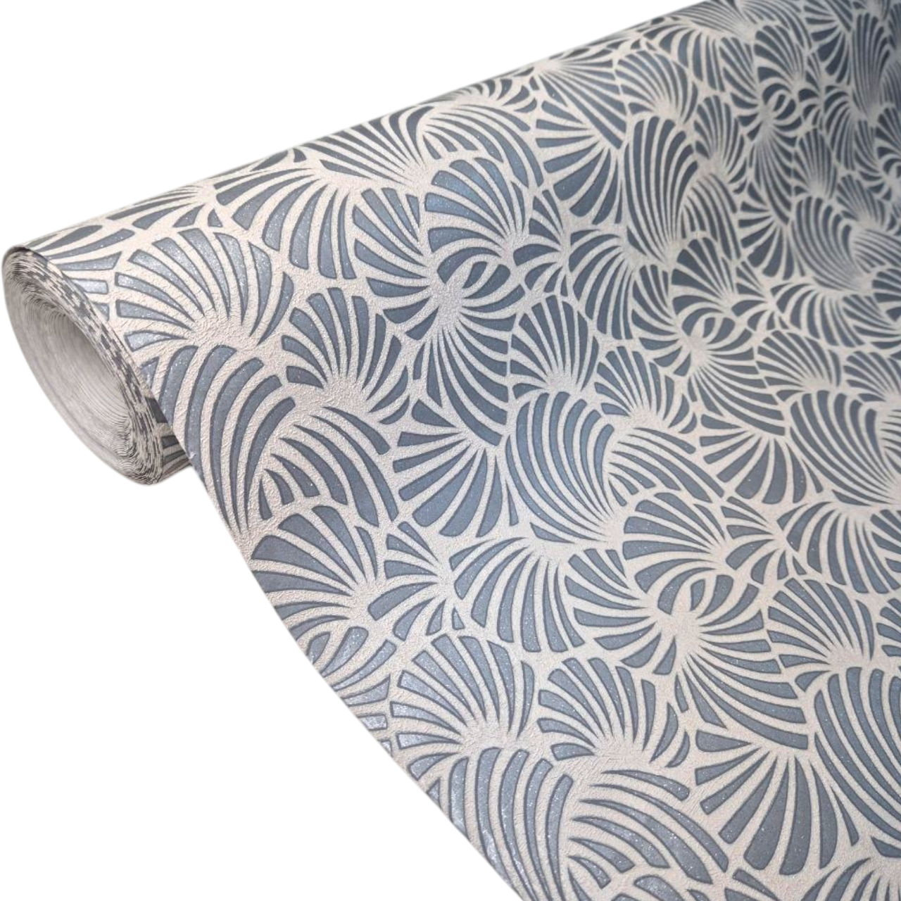 Обои виниловые Marburg 10,05x1,06 м Серо-серебристый (58089)