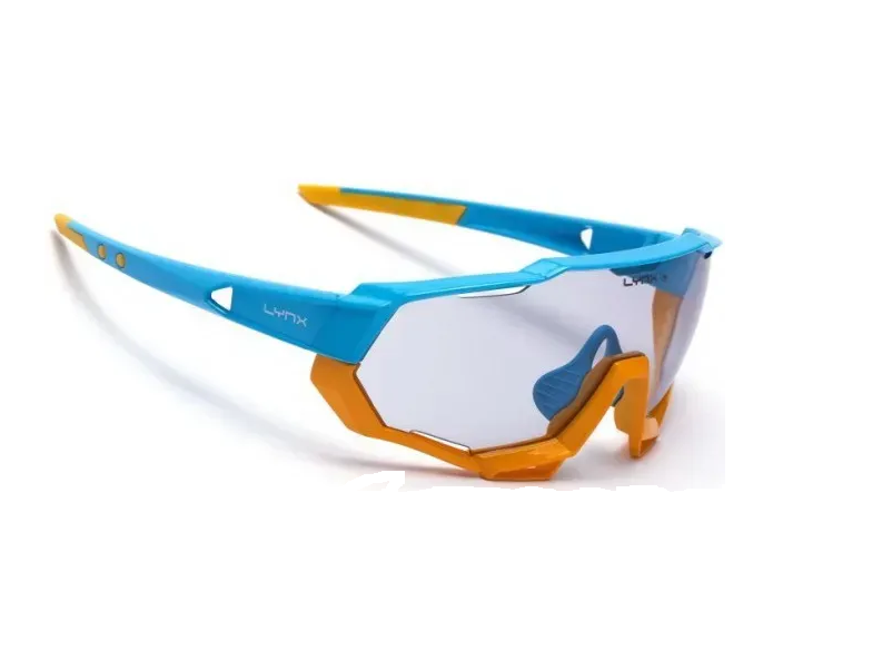 Спортивные солнцезащитные очки с фотохромными линзами Lynx Kansas PH Голубой/Желтый (50000088)