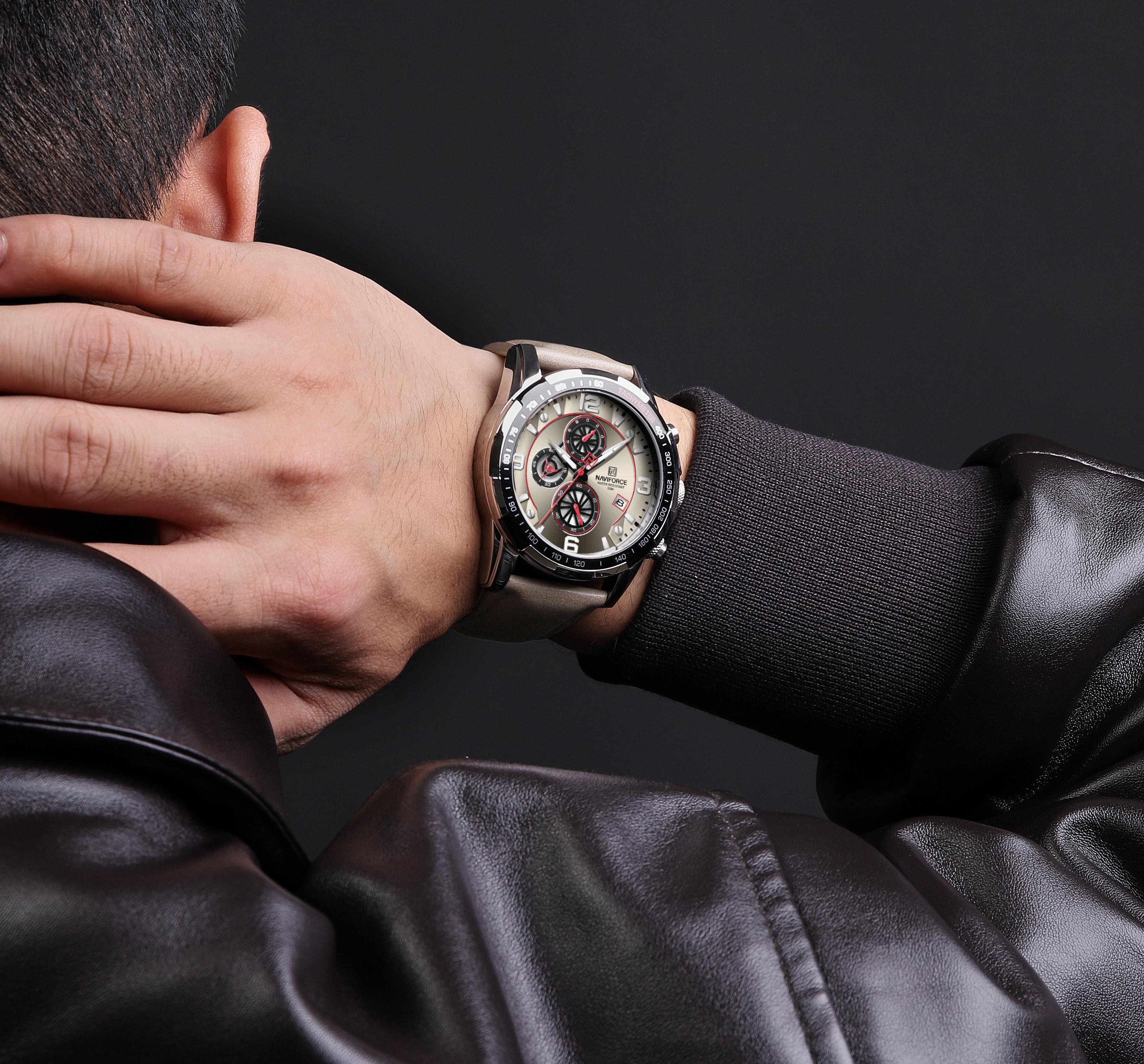 Часы наручные мужские Naviforce Peru Silver (1266) - фото 6 Часы наручные мужские Naviforce Peru Silver (1266) - фото 6
