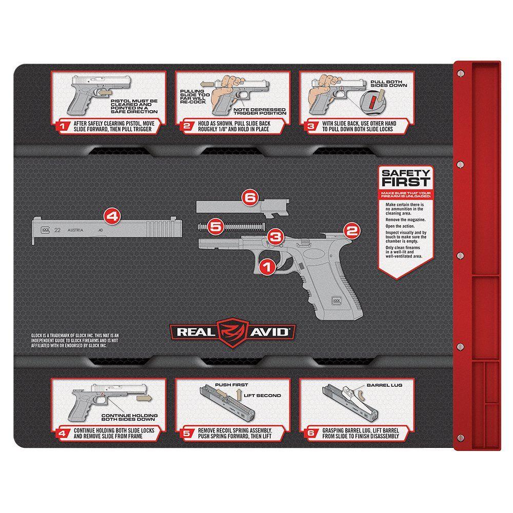 Килимок збройового майстра для пістолетів Glock Real Avid Glock Smart Mat (AVGLOCKSM)