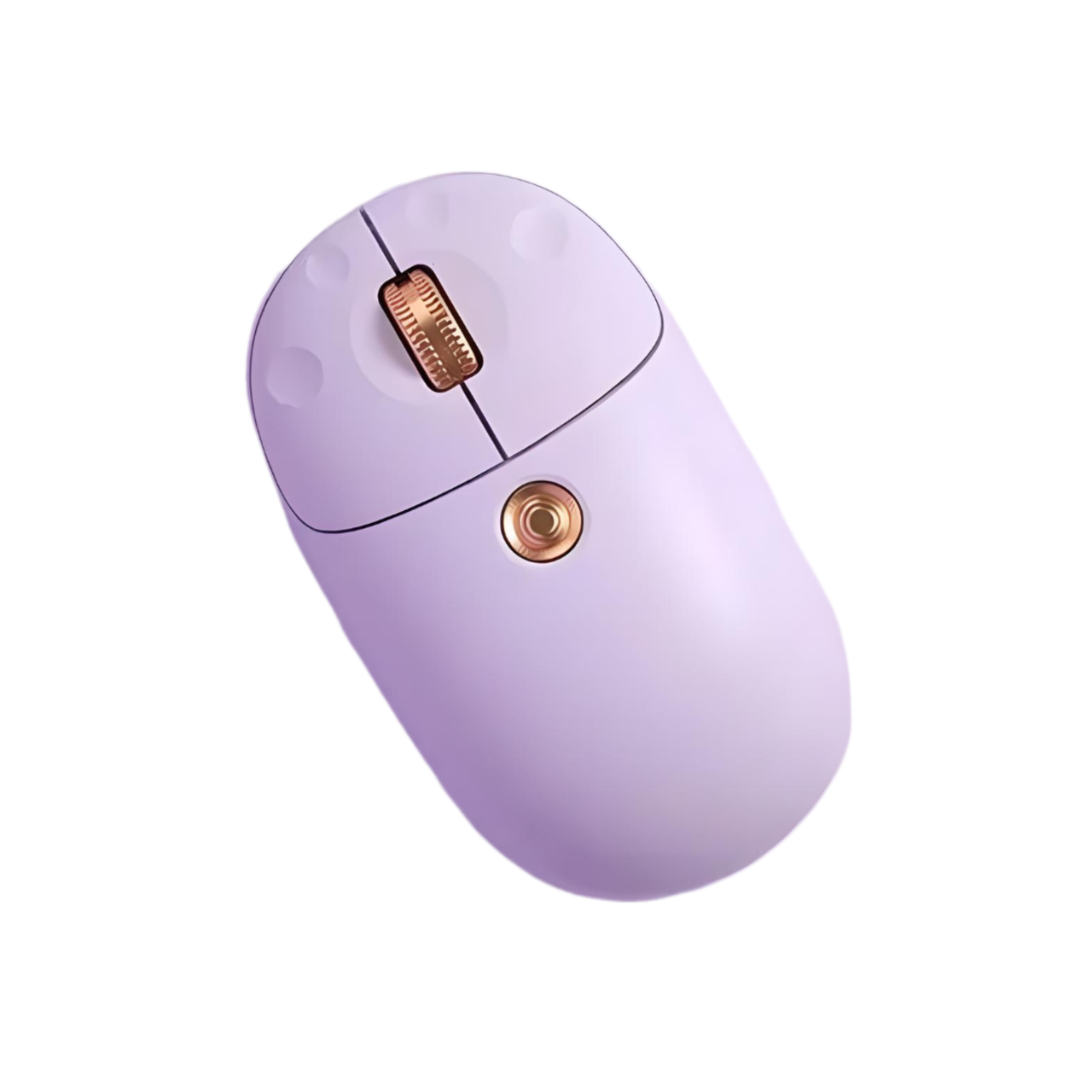 Комп'ютерна мишка BOW MD198L з бездротовим підключенням Bluetooth та USB 2,4G акумулятором 1600DPI Lilac purple (2277289506)