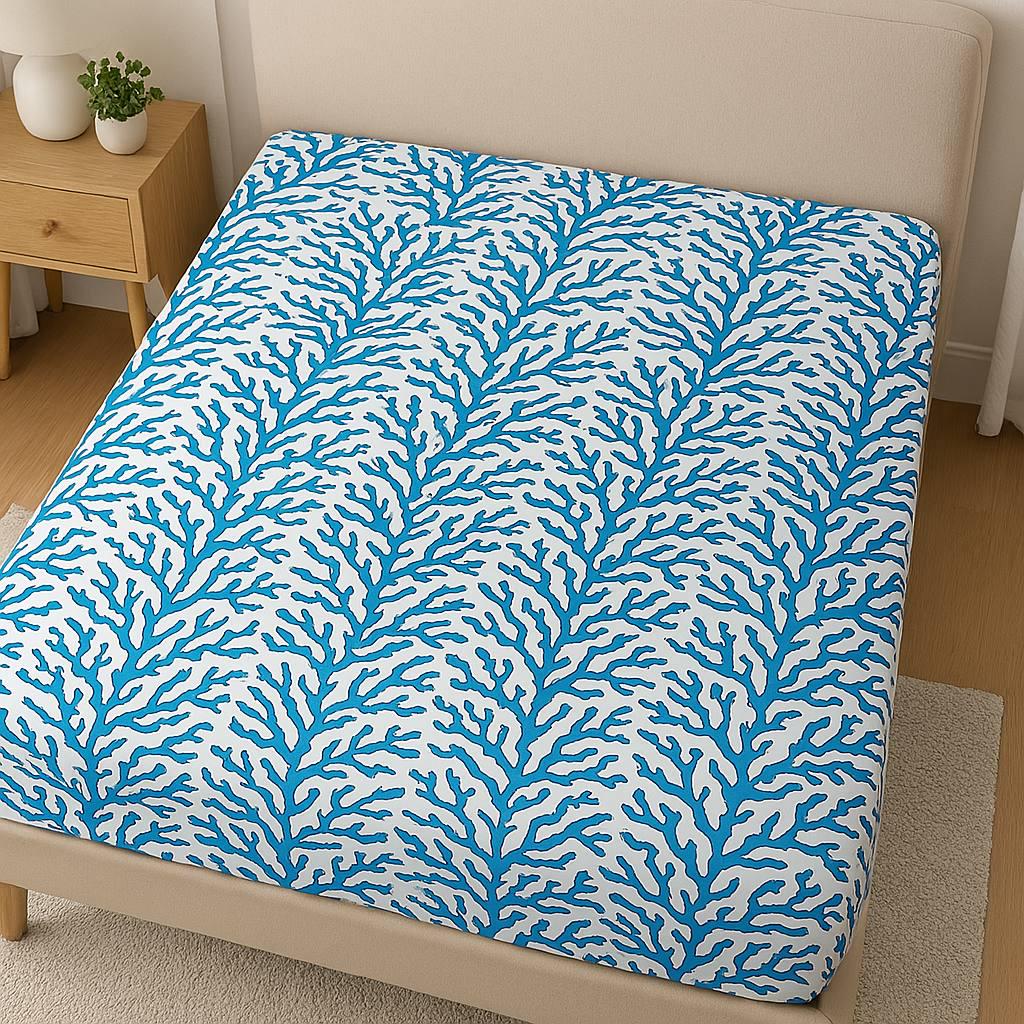 Простынь на резинке Pattern Blue бязь 140х200 см (G-1504bp/WP/x140) Простынь на резинке Pattern Blue бязь 140х200 см (G-1504bp/WP/x140)