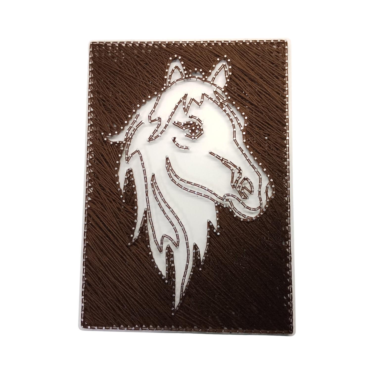 Творчий набір стрінг-арт "Кінь" А3 300х420 мм (30704765)