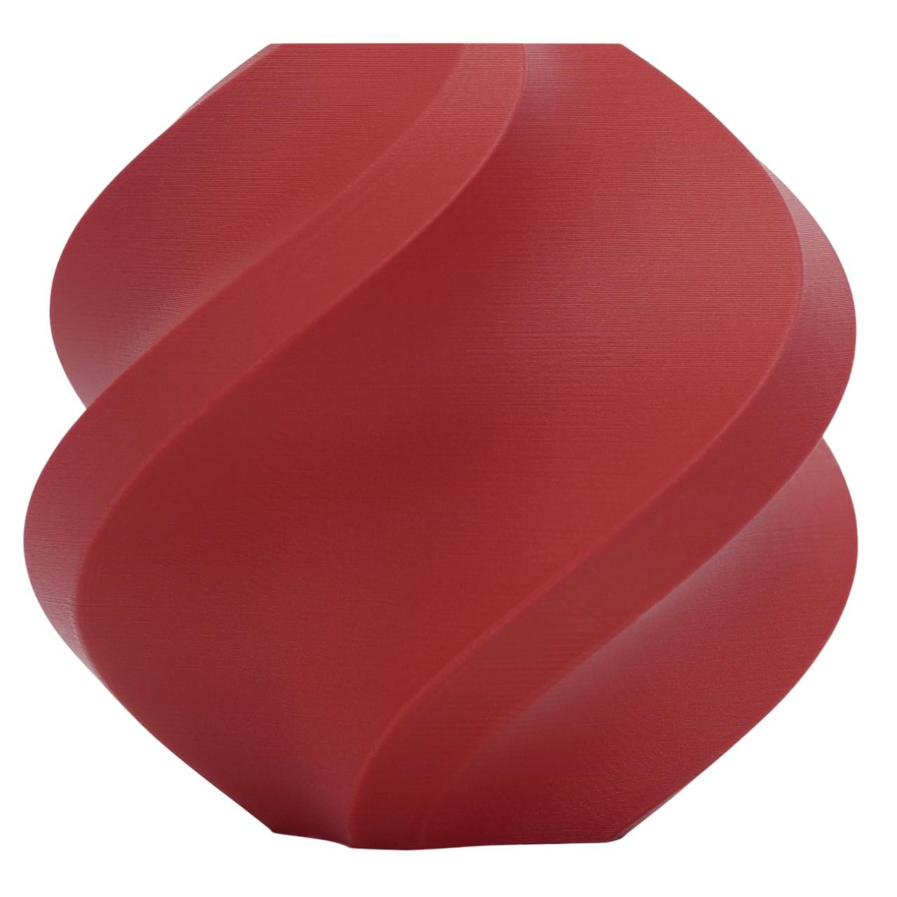 Пластик Bambu Lab PLA Matte Dark Red 1,75 мм 1 кг без котушки Темно-червоний