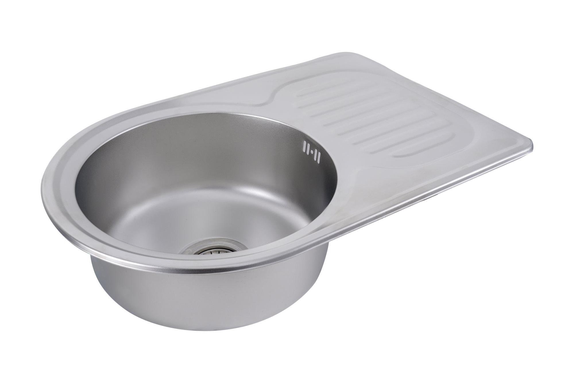 Мойка кухонная Valeso сатин 6745 0,8/180 мм из нержавеющей стали - фото 3 Мойка кухонная Valeso сатин 6745 0,8/180 мм из нержавеющей стали - фото 3