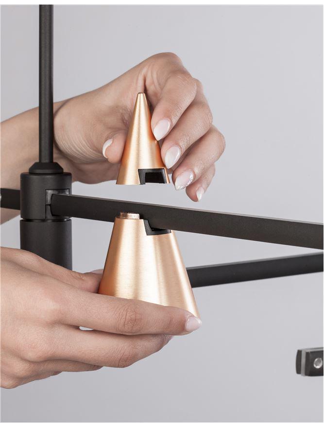 Светильник магнитный Nova Luce Cono (9090286) - фото 7 Светильник магнитный Nova Luce Cono (9090286) - фото 7