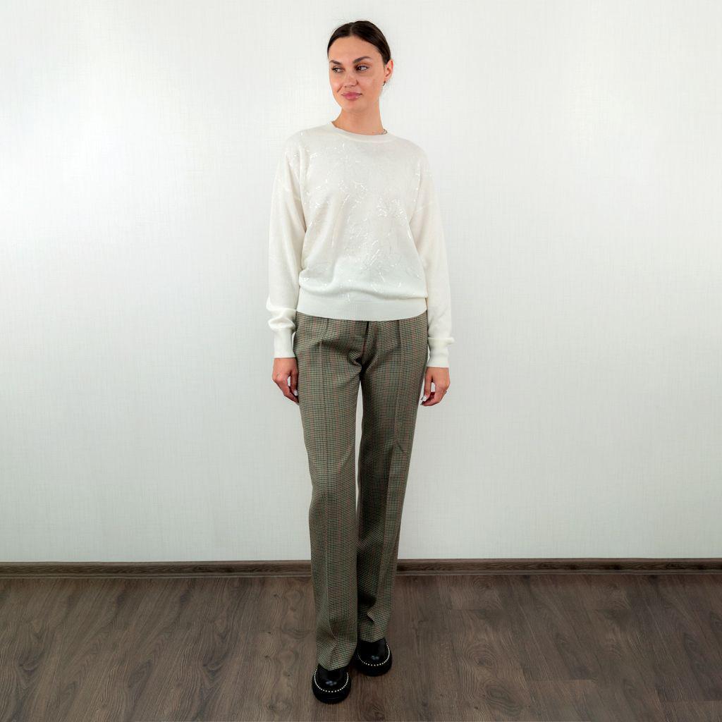 Светр жіночий повсякденний Brunello Cucinelli M Білий (2797308200) - фото 4 Светр жіночий повсякденний Brunello Cucinelli M Білий (2797308200) - фото 4