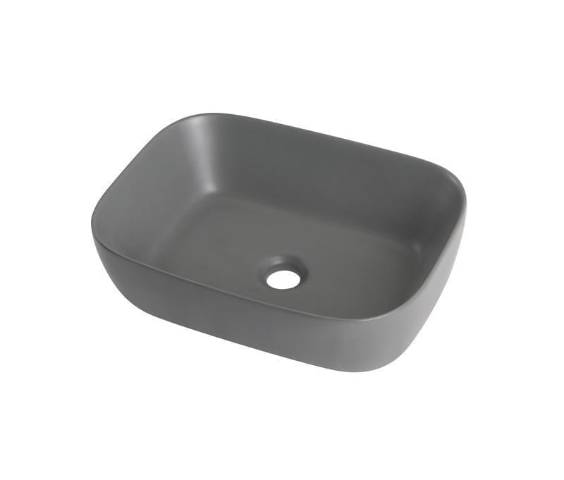 Раковина накладная MIXXUS PREMIUM DIVERSE-0116 GRAY 455x330x135 мм (MP6651)
