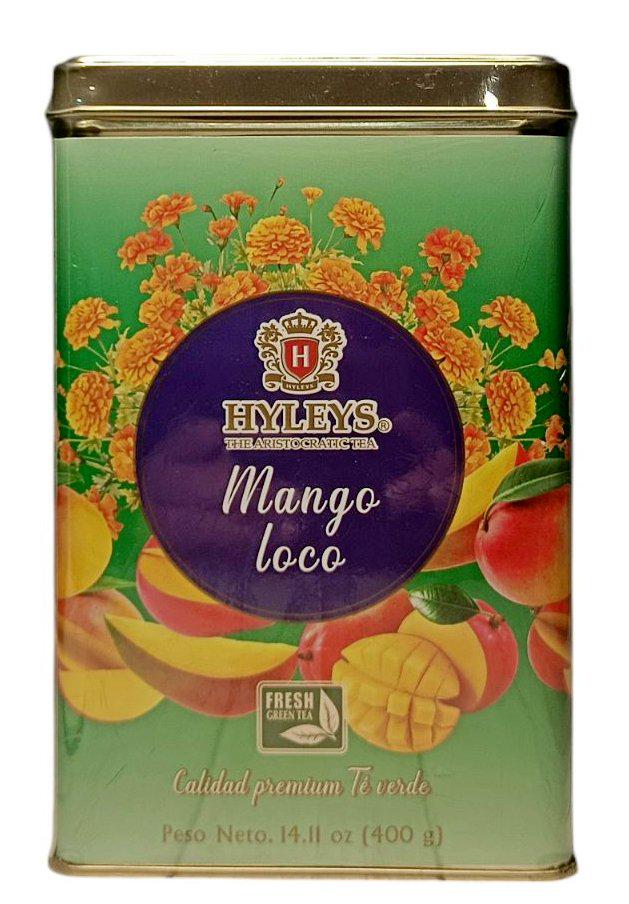 Чай Hyleys Mango Loco Манговый Драйв Зеленый байховый цельнолистовой в металлической банке 400 г (60271)